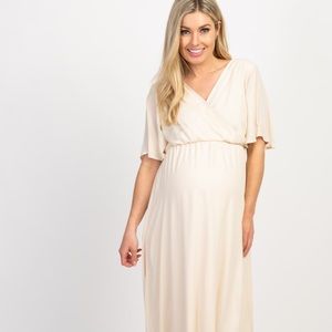 Pinkblush Maternity Bell Sleeve Photoshoot Gown